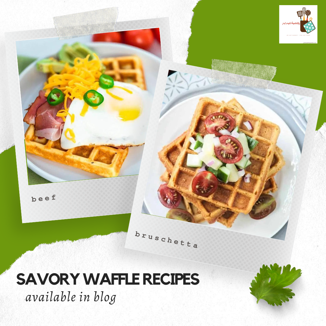 Savory Waffle Recipes Just Simple Hospitality